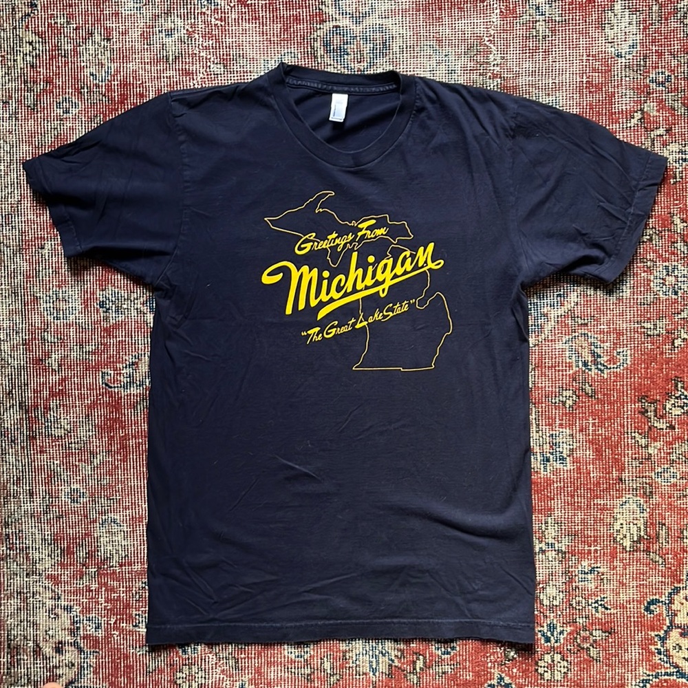 Sufjan Stevens Greetings from Michigan Band T Shirt M